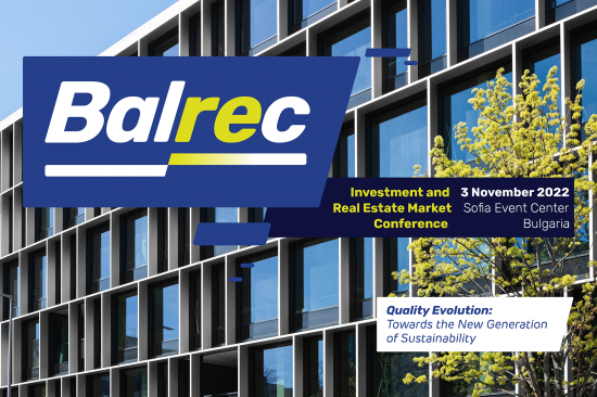BALREC 2022 – Real estate индустрията се събира на 3 ноември в Sofia Event Center